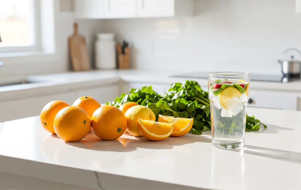 Ingredientes frescos para vitalidad